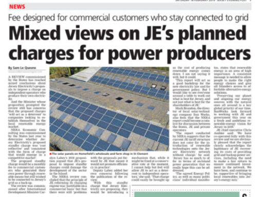 Renewable energy standby charge review published