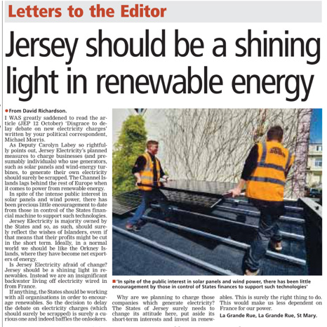 Renewable energy JEP article
