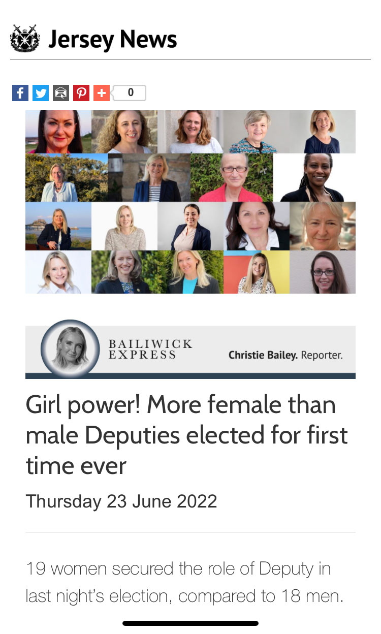 Record number of women elected in jersey