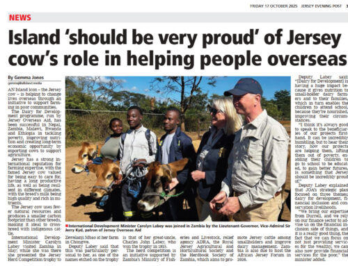 JEP feature – Jersey Cow’s success overseas