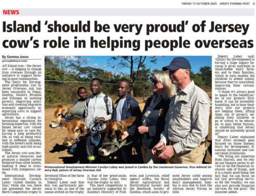 JEP feature – Jersey Cow’s success overseas