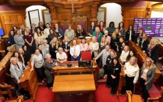 International Womens Day in States Assembly Jersey with Deputy Carolyn Labey